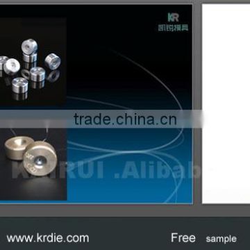 Cemented carbide drawing dies for welding wire and high carbon wire