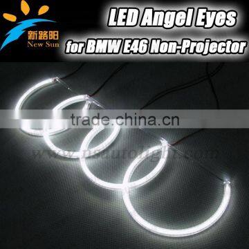 SMD3014 Led angel eyes ring for bmw e46 with non projector