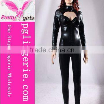 PVC Vinyl Lingerie,Polo Bodysuit,Brand Women's Tops