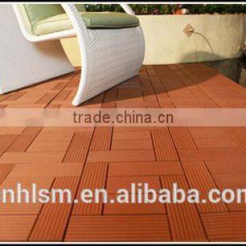 DIY wood-plastic composite deck tile / interlocking composite deck tiles / cheap solar decking tiles