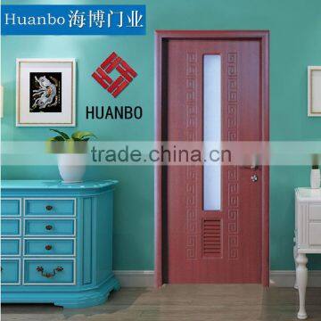 cheap Modern no paint Exterior PVC MDF Door for school or room