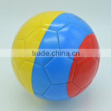 Colombia flag pvc foam Soccer ball