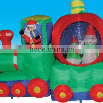 Christmas Inflatable decoration santa train