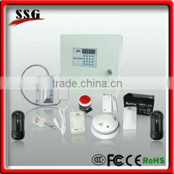 home alarm system, Long Distance PSTN Alarm System with 8/16 Wired and 99 Wireless Zone
