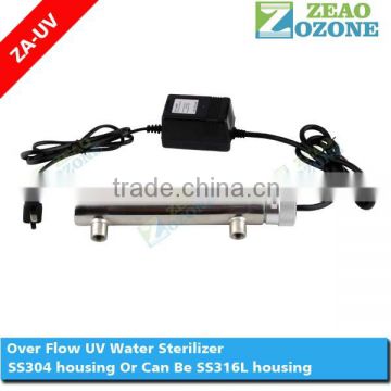 12T/H drinking water treatment UV sterilizer with electrical control box