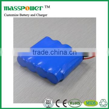 Deep Cycle Rechargeable lithium ion battery 18650 7.4v 4400mah