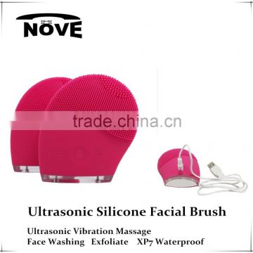 2016 Hot New Facial cleansing silicone brushes skin care device