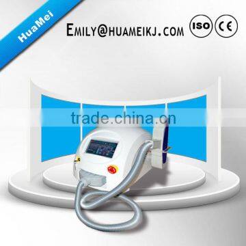 Portable Q switch ND Yag Laser 1064nm/532nm/1320nm with far infrared aiming bean for position