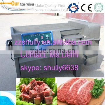 High Efficiency Beef Meat Cutting Machine Frozen Beef Meat Dicing Machine