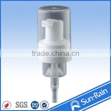 ISO9001 SGS cosmetic foaming pump for liquid soap and shampoo