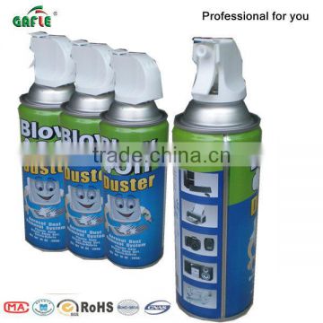 non flammable keyboard 400ml can spray gas spray Air Duster in can