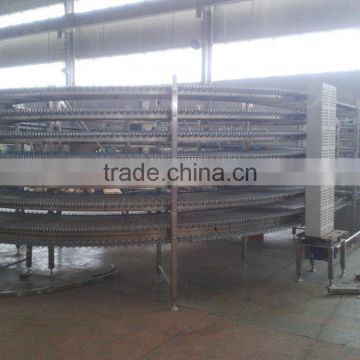 Spiral Conveyor cooling tower bread Cooling system with high operating efficiency