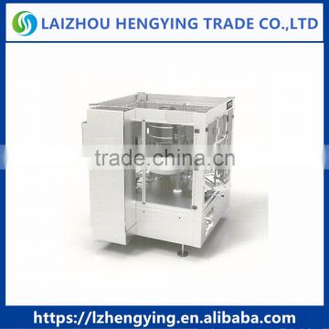 HL2A-8 Full automatic double labeling stations cold glue bottle labeling machine