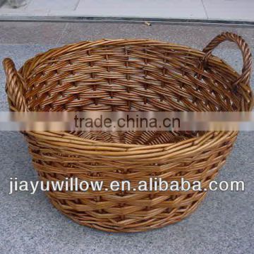 2014 wholesale wicker fruit picking basket for serving the guests at Christmas