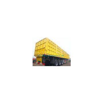 Container Cargo Lorry Trailer , 3 Axle Semi Trailer Trucks with Manual Transmission