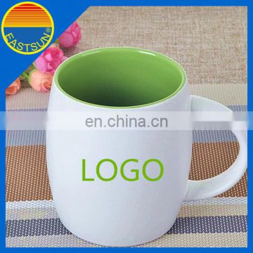 Full color printing logo available ceramic coffee mug