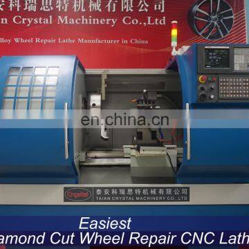 cutting machine aluminum wheel polish machine cnc wheel latheAWR2840