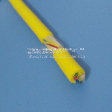 Rov Umbilical Cable Cable Anti-seawate & Acid-base Yellow / Blue Sheath