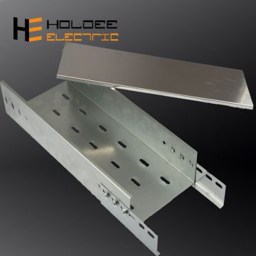 Professional electric outdoor covered trough cable tray