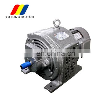Three phase speed control adjustable electric motor YCT225-4A 11KW 15HP