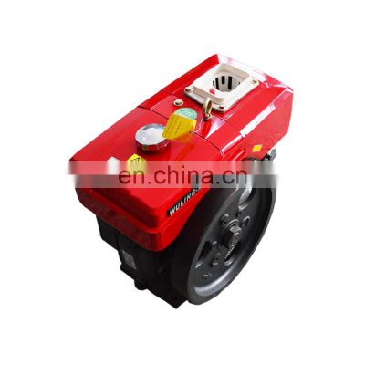 Chinese brand single cylinder small water cooling 5.67kw ZR180 diesel engine