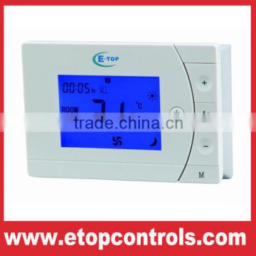 LCD easy use FCU thermostat