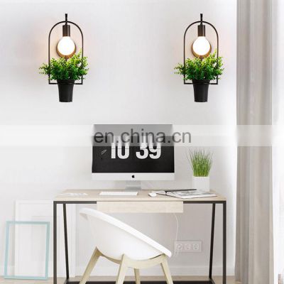 Modern Nordic Planter Wall Lamp Room Decorative Lamp