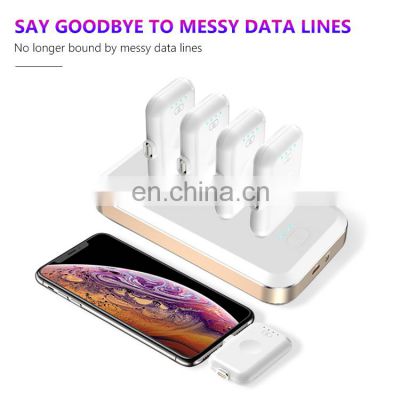 Unique Design Powerbank Individual Finger Charger 10000Mah Magnetic Power Bank 4 In 1