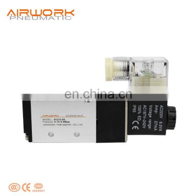 pneumatic component airtac high quality 4v 210-08 24vdc 4v-210-08 4v230-08 solenoid valve