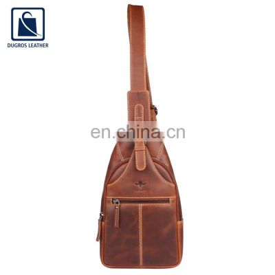 Luxury Designer Genuine Leather Custom Color Anthracite Fittings Crossbody Zipper Messenger Bag for Male