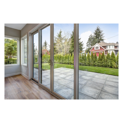 2.0 Thickness Bi-Fold Aluminum Door / Aluminium Alloy Door Sliding Patio Glass Door