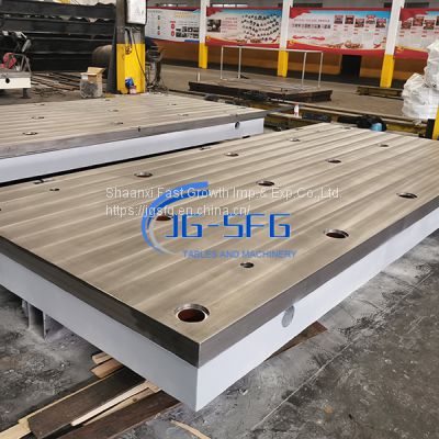 Cast Iron T-slot Base Plates, floor plates, clamping plates
