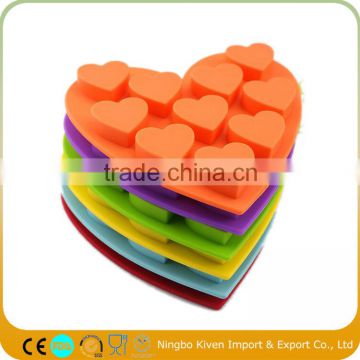 Silicone Heart Cake Chocolate Cookies Baking Mould DIY Ice Cube Mold Tray