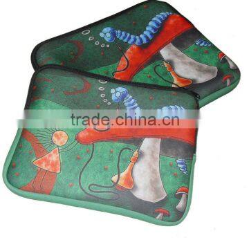 Heat Transfer Printing Neoprene Notebook Bag , Laptop Bag