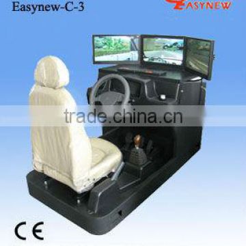 auto driving simulator 3 screens