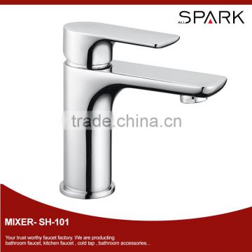SPARK brass bathroom wash basin hot and cold faucet SH-101