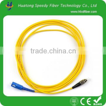 3m 9/125 fiber cable SC/PC-FC/PC SM single fiber fiber optic patch cord for communication