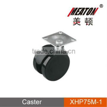 Plate rubber caster wheels
