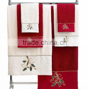 2016 Alibaba new products 100% Cotton Guest Towel Sets, decoration bath towel sets