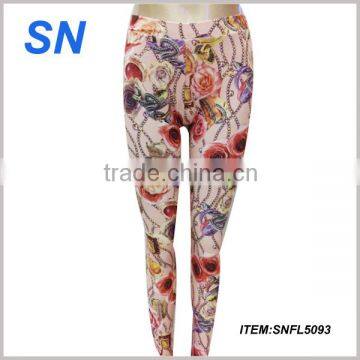 fashion floral leggings wholesale manufacturer in china