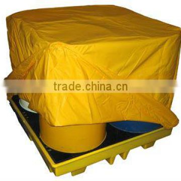 Yellow Waterproof PVC Pallet Cover