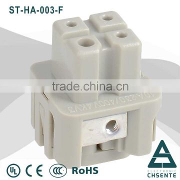 HA Germany type pin plug insert female connectors 12v motorcycle electrical connector