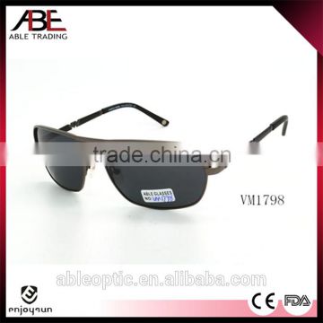 mens classic outdoor polarized fashion style glasses metal sunglasses promotional eyewear FDA