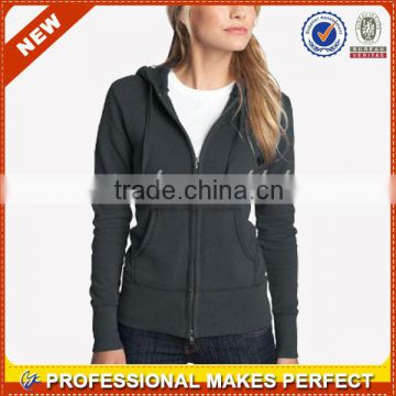 NEW design plain womens fitted hoodies(YCH-B0080)