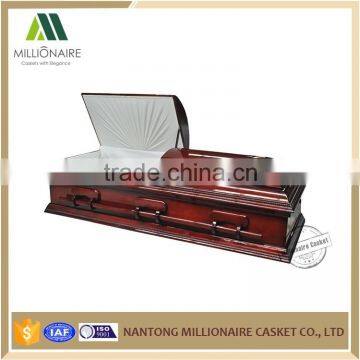 Orthodox funeral wooden cremation casket