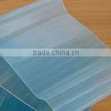 transparent corrugated plastic roofing tile for light cover