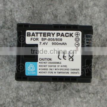 High Quality Digital Comcorder Battery Pack For Canon BP-808 Battery