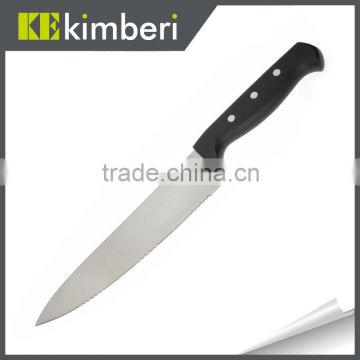 Serrated chef knife