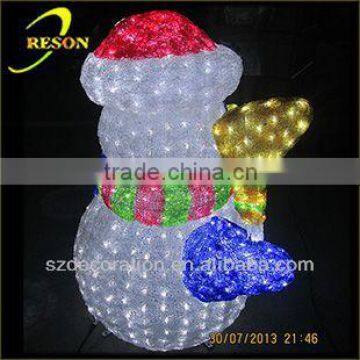 2014 hot selling Led light christmas snowman