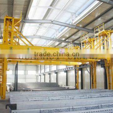 double bridge anodizing aluminium treatment crane